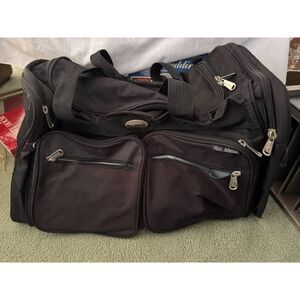 Marc Johnson Black Overnight Luggage Duffle Bag